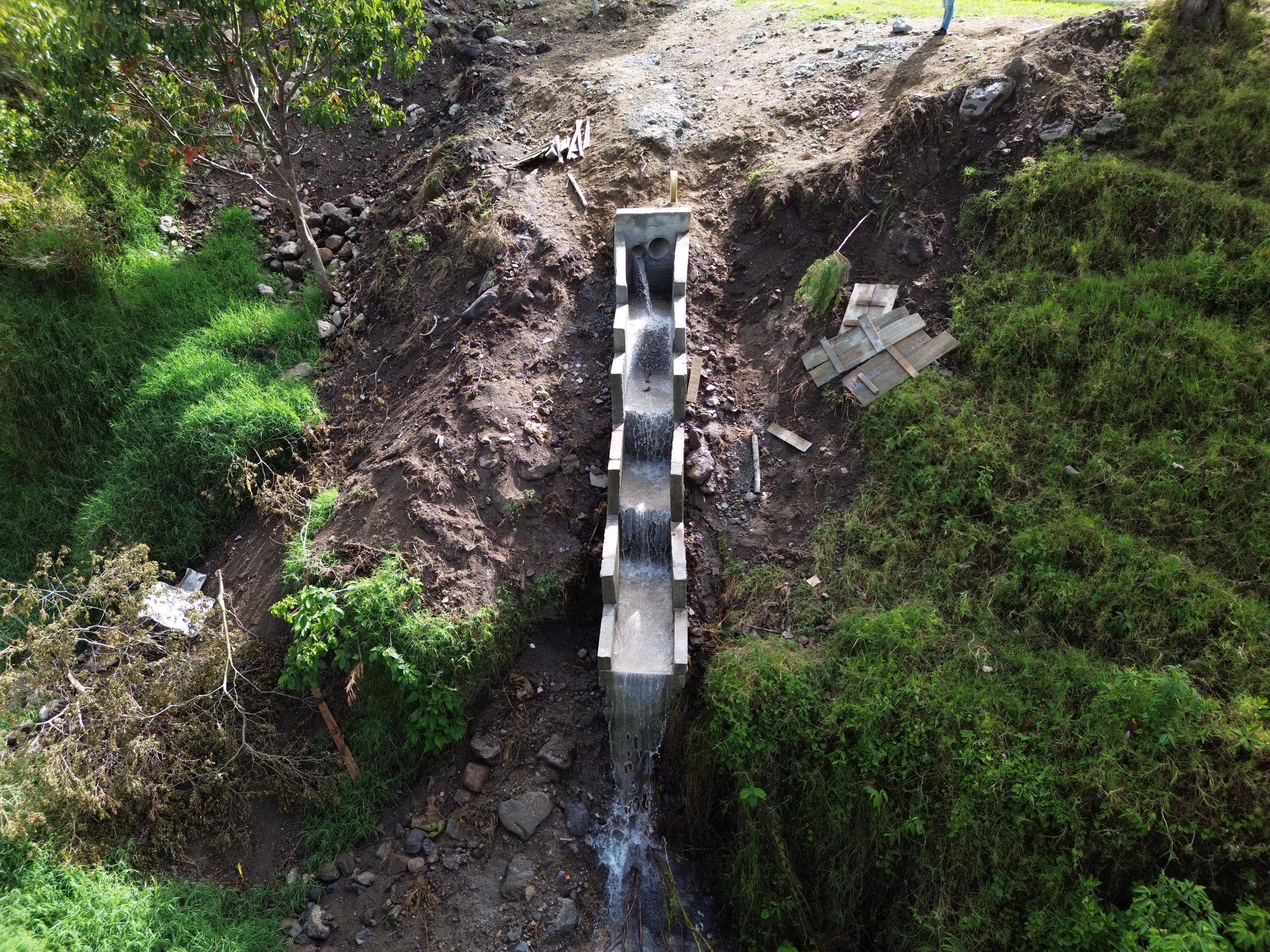 Obra en campo
