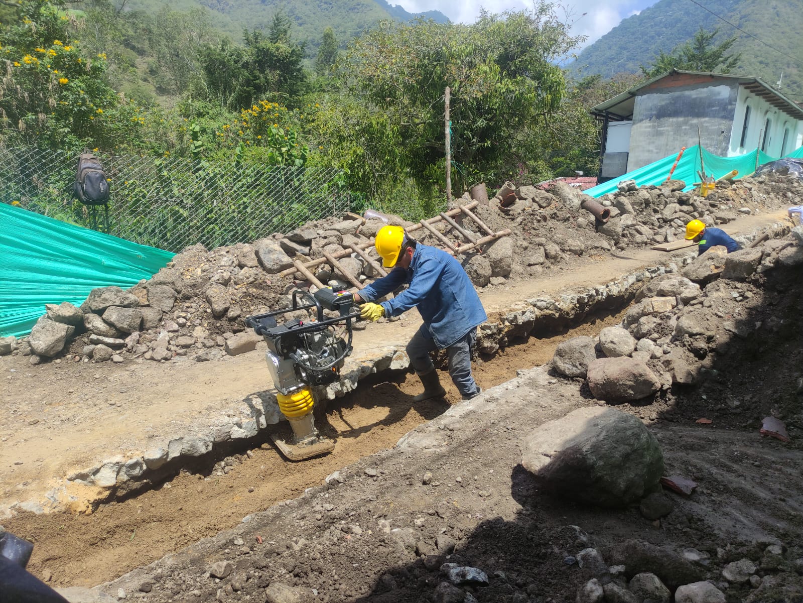 Obra en campo